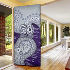 Fremantle Dockers NAIDOC Week 2026 Door Cover Australian Aboriginal Dot Art Dreamtime Pattern Style