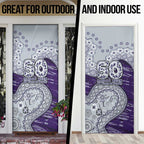 Fremantle Dockers NAIDOC Week 2026 Door Cover Australian Aboriginal Dot Art Dreamtime Pattern Style