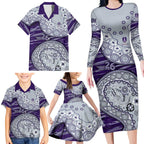 Fremantle Dockers NAIDOC Week 2026 Family Matching Long Sleeve Bodycon Dress and Hawaiian Shirt Australian Aboriginal Dot Art Dreamtime Pattern Style