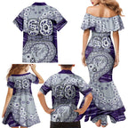 Fremantle Dockers NAIDOC Week 2026 Family Matching Mermaid Dress and Hawaiian Shirt Australian Aboriginal Dot Art Dreamtime Pattern Style