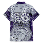 Fremantle Dockers NAIDOC Week 2026 Family Matching Mermaid Dress and Hawaiian Shirt Australian Aboriginal Dot Art Dreamtime Pattern Style