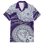 Fremantle Dockers NAIDOC Week 2026 Family Matching Off Shoulder Maxi Dress and Hawaiian Shirt Australian Aboriginal Dot Art Dreamtime Pattern Style