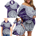 Fremantle Dockers NAIDOC Week 2026 Family Matching Off Shoulder Short Dress and Hawaiian Shirt Australian Aboriginal Dot Art Dreamtime Pattern Style