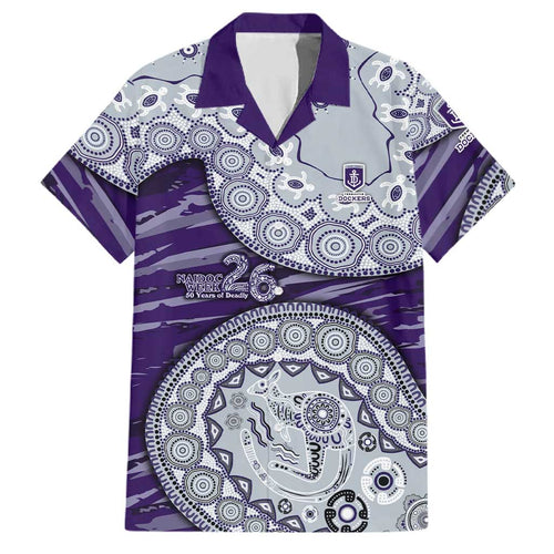 Fremantle Dockers NAIDOC Week 2026 Family Matching Tank Maxi Dress and Hawaiian Shirt Australian Aboriginal Dot Art Dreamtime Pattern Style