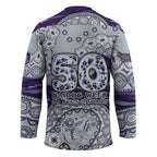 Fremantle Dockers NAIDOC Week 2026 Hockey Jersey Australian Aboriginal Dot Art Dreamtime Pattern Style