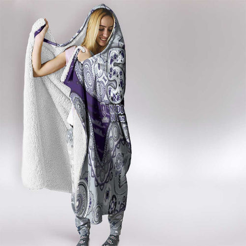 Fremantle Dockers NAIDOC Week 2026 Hooded Blanket Australian Aboriginal Dot Art Dreamtime Pattern Style