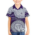 Fremantle Dockers NAIDOC Week 2026 Kid Hawaiian Shirt Australian Aboriginal Dot Art Dreamtime Pattern Style