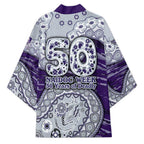 Fremantle Dockers NAIDOC Week 2026 Kimono Australian Aboriginal Dot Art Dreamtime Pattern Style