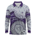 Fremantle Dockers NAIDOC Week 2026 Long Sleeve Polo Shirt Australian Aboriginal Dot Art Dreamtime Pattern Style