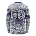 Fremantle Dockers NAIDOC Week 2026 Long Sleeve Shirt Australian Aboriginal Dot Art Dreamtime Pattern Style