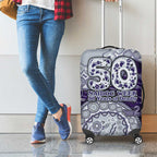 Fremantle Dockers NAIDOC Week 2026 Luggage Cover Australian Aboriginal Dot Art Dreamtime Pattern Style