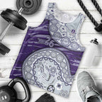 Fremantle Dockers NAIDOC Week 2026 Men Tank Top Australian Aboriginal Dot Art Dreamtime Pattern Style