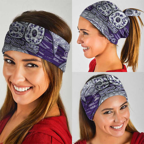 Fremantle Dockers NAIDOC Week 2026 Neck Gaiter Australian Aboriginal Dot Art Dreamtime Pattern Style