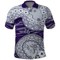 Fremantle Dockers NAIDOC Week 2026 Polo Shirt Australian Aboriginal Dot Art Dreamtime Pattern Style
