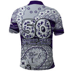 Fremantle Dockers NAIDOC Week 2026 Polo Shirt Australian Aboriginal Dot Art Dreamtime Pattern Style