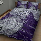 Fremantle Dockers NAIDOC Week 2026 Quilt Bed Set Australian Aboriginal Dot Art Dreamtime Pattern Style