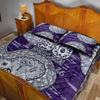 Fremantle Dockers NAIDOC Week 2026 Quilt Bed Set Australian Aboriginal Dot Art Dreamtime Pattern Style