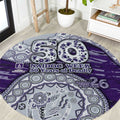 Fremantle Dockers NAIDOC Week 2026 Round Carpet Australian Aboriginal Dot Art Dreamtime Pattern Style