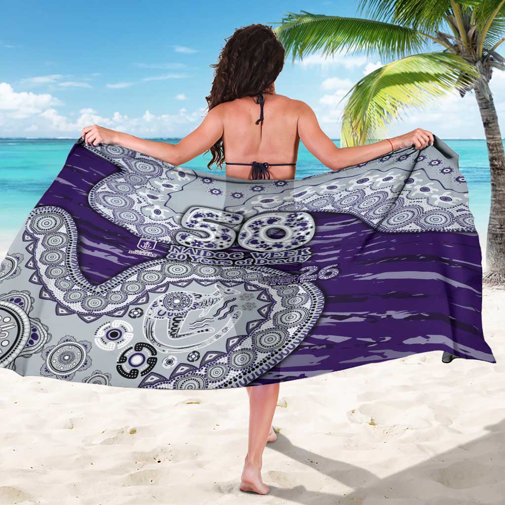 Fremantle Dockers NAIDOC Week 2026 Sarong Australian Aboriginal Dot Art Dreamtime Pattern Style