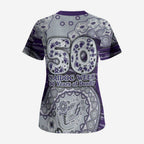 Fremantle Dockers NAIDOC Week 2026 Scrub Top Australian Aboriginal Dot Art Dreamtime Pattern Style