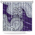 Fremantle Dockers NAIDOC Week 2026 Shower Curtain Australian Aboriginal Dot Art Dreamtime Pattern Style