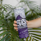 Fremantle Dockers NAIDOC Week 2026 Skinny Tumbler Australian Aboriginal Dot Art Dreamtime Pattern Style