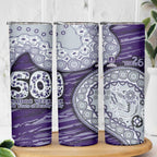 Fremantle Dockers NAIDOC Week 2026 Skinny Tumbler Australian Aboriginal Dot Art Dreamtime Pattern Style