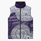Fremantle Dockers NAIDOC Week 2026 Sleeveless Puffer Jacket Australian Aboriginal Dot Art Dreamtime Pattern Style