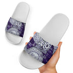 Fremantle Dockers NAIDOC Week 2026 Slide Sandals Australian Aboriginal Dot Art Dreamtime Pattern Style