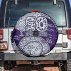 Fremantle Dockers NAIDOC Week 2026 Spare Tire Cover Australian Aboriginal Dot Art Dreamtime Pattern Style