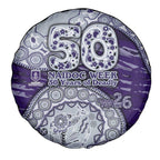 Fremantle Dockers NAIDOC Week 2026 Spare Tire Cover Australian Aboriginal Dot Art Dreamtime Pattern Style