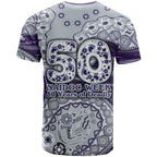 Fremantle Dockers NAIDOC Week 2026 T Shirt Australian Aboriginal Dot Art Dreamtime Pattern Style
