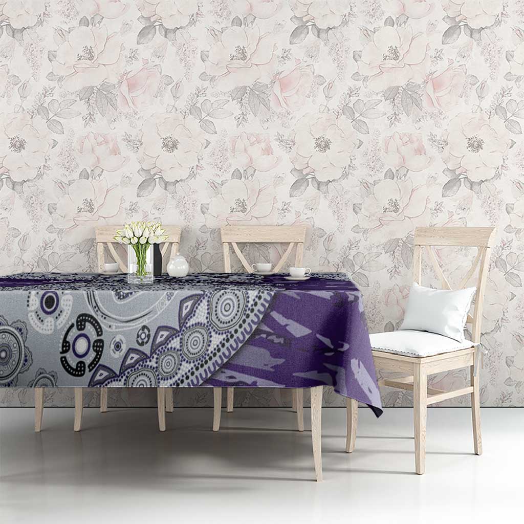 Fremantle Dockers NAIDOC Week 2026 Tablecloth Australian Aboriginal Dot Art Dreamtime Pattern Style