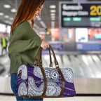 Fremantle Dockers NAIDOC Week 2026 Travel Bag Australian Aboriginal Dot Art Dreamtime Pattern Style