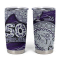 Fremantle Dockers NAIDOC Week 2026 Tumbler Cup Australian Aboriginal Dot Art Dreamtime Pattern Style