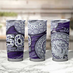 Fremantle Dockers NAIDOC Week 2026 Tumbler Cup Australian Aboriginal Dot Art Dreamtime Pattern Style