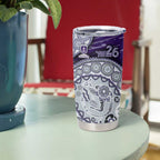 Fremantle Dockers NAIDOC Week 2026 Tumbler Cup Australian Aboriginal Dot Art Dreamtime Pattern Style