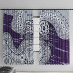 Fremantle Dockers NAIDOC Week 2026 Window Curtain Australian Aboriginal Dot Art Dreamtime Pattern Style
