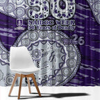 Fremantle Dockers NAIDOC Week 2026 Window Curtain Australian Aboriginal Dot Art Dreamtime Pattern Style