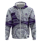 Fremantle Dockers NAIDOC Week 2026 Zip Hoodie Australian Aboriginal Dot Art Dreamtime Pattern Style