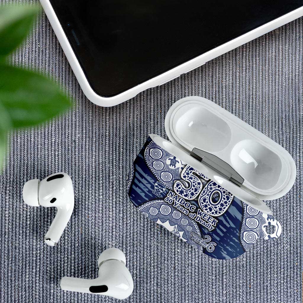 Geelong Cats NAIDOC Week 2026 AirPods Case Australian Aboriginal Dot Art Dreamtime Pattern Style