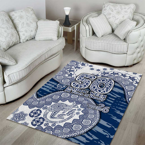 Geelong Cats NAIDOC Week 2026 Area Rug Australian Aboriginal Dot Art Dreamtime Pattern Style