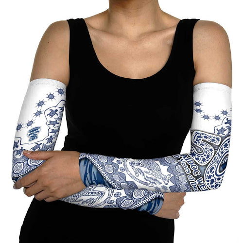 Geelong Cats NAIDOC Week 2026 Arm Sleeves Australian Aboriginal Dot Art Dreamtime Pattern Style