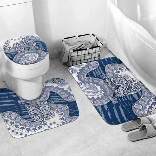 Geelong Cats NAIDOC Week 2026 Bathroom Set Australian Aboriginal Dot Art Dreamtime Pattern Style