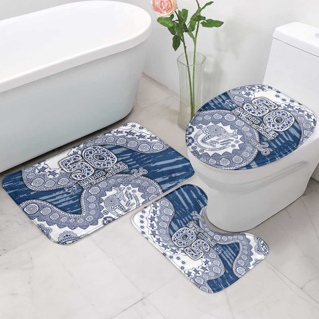 Geelong Cats NAIDOC Week 2026 Bathroom Set Australian Aboriginal Dot Art Dreamtime Pattern Style