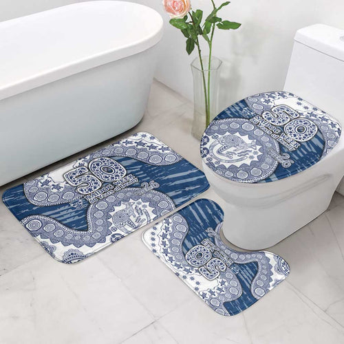 Geelong Cats NAIDOC Week 2026 Bathroom Set Australian Aboriginal Dot Art Dreamtime Pattern Style