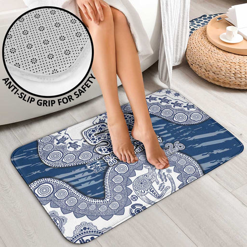 Geelong Cats NAIDOC Week 2026 Bathroom Set Australian Aboriginal Dot Art Dreamtime Pattern Style
