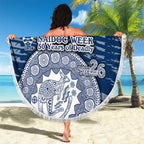Geelong Cats NAIDOC Week 2026 Beach Blanket Australian Aboriginal Dot Art Dreamtime Pattern Style
