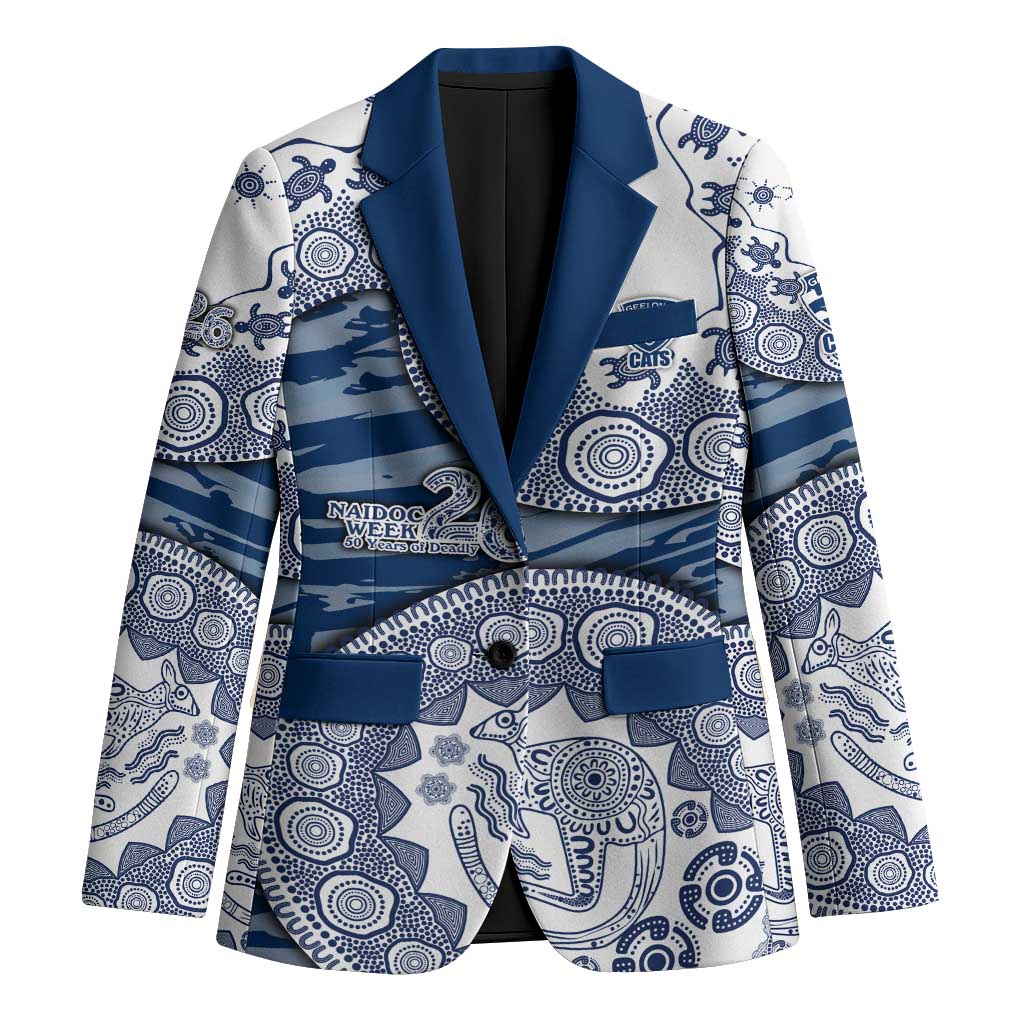 Geelong Cats NAIDOC Week 2026 Blazer Australian Aboriginal Dot Art Dreamtime Pattern Style