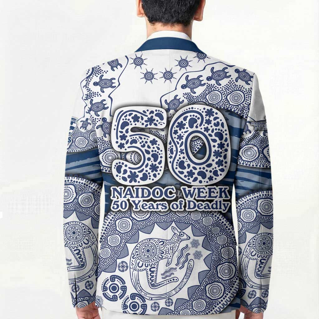 Geelong Cats NAIDOC Week 2026 Blazer Australian Aboriginal Dot Art Dreamtime Pattern Style
